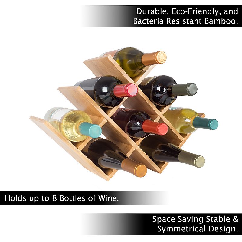 Classic Cuisine Bamboo Wine Rack