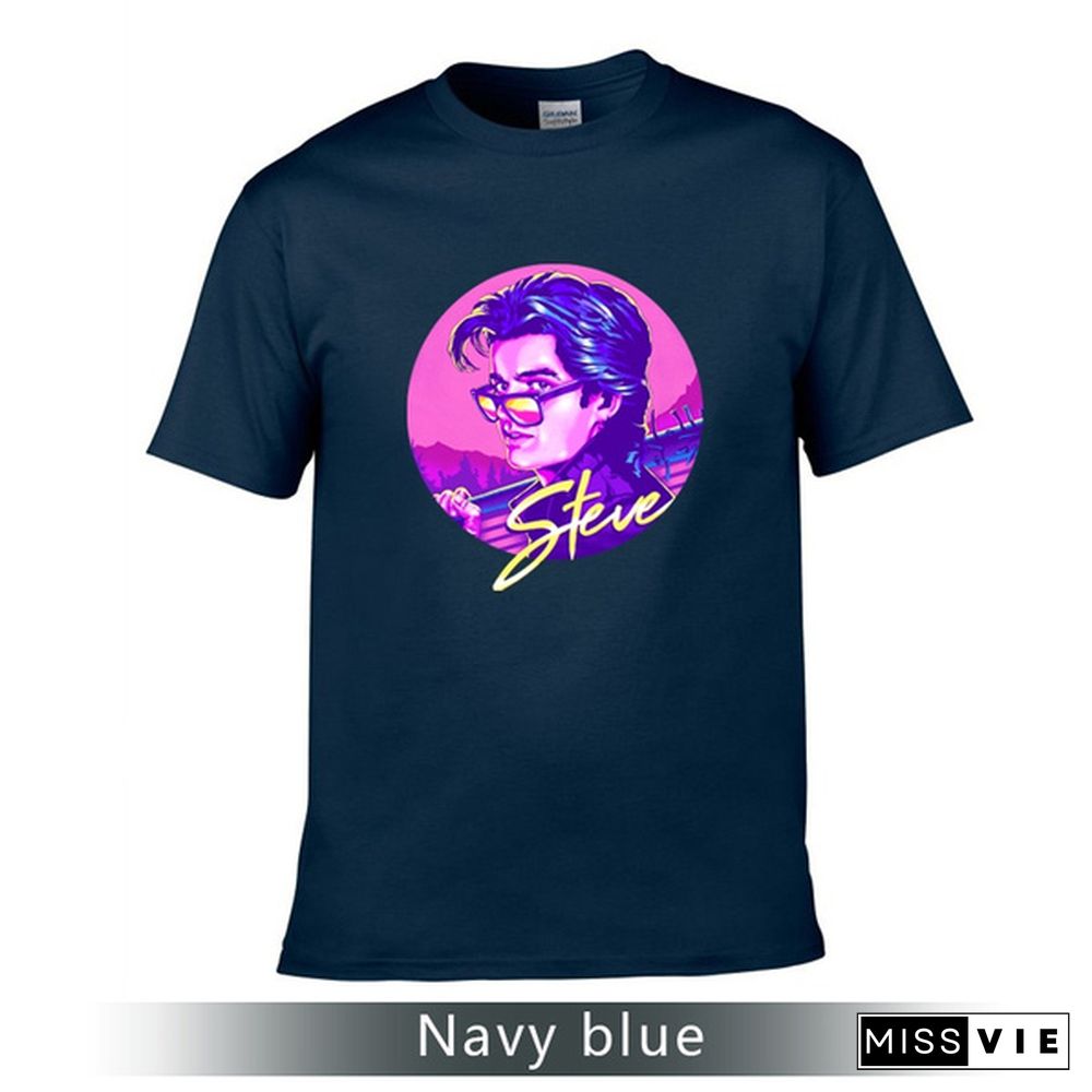 Stranger Things Steve Harrington T-Shirt,Fashion Unisex High Quality Printed T-Shirt