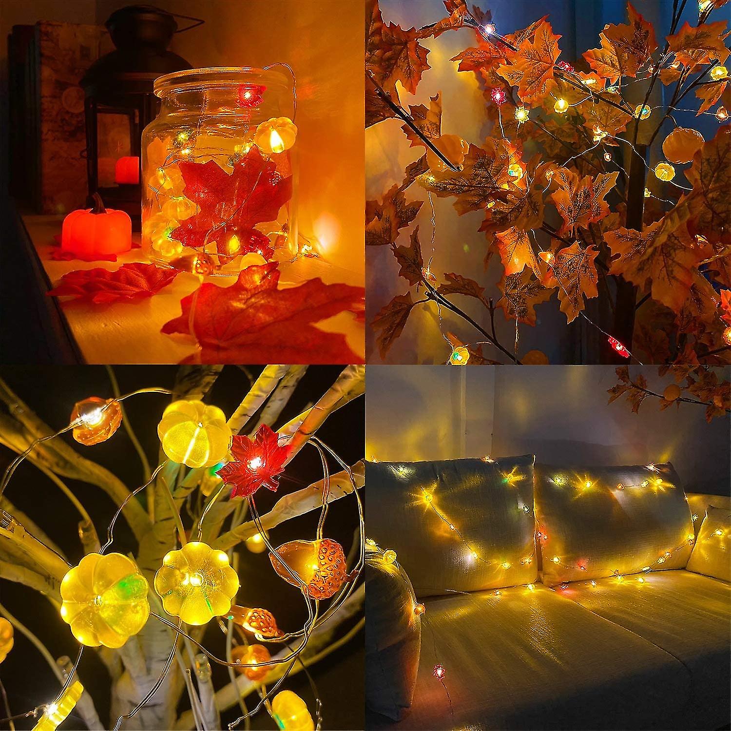 3d Maples S String S Fall R， Ed Fall Garland With S Indoo