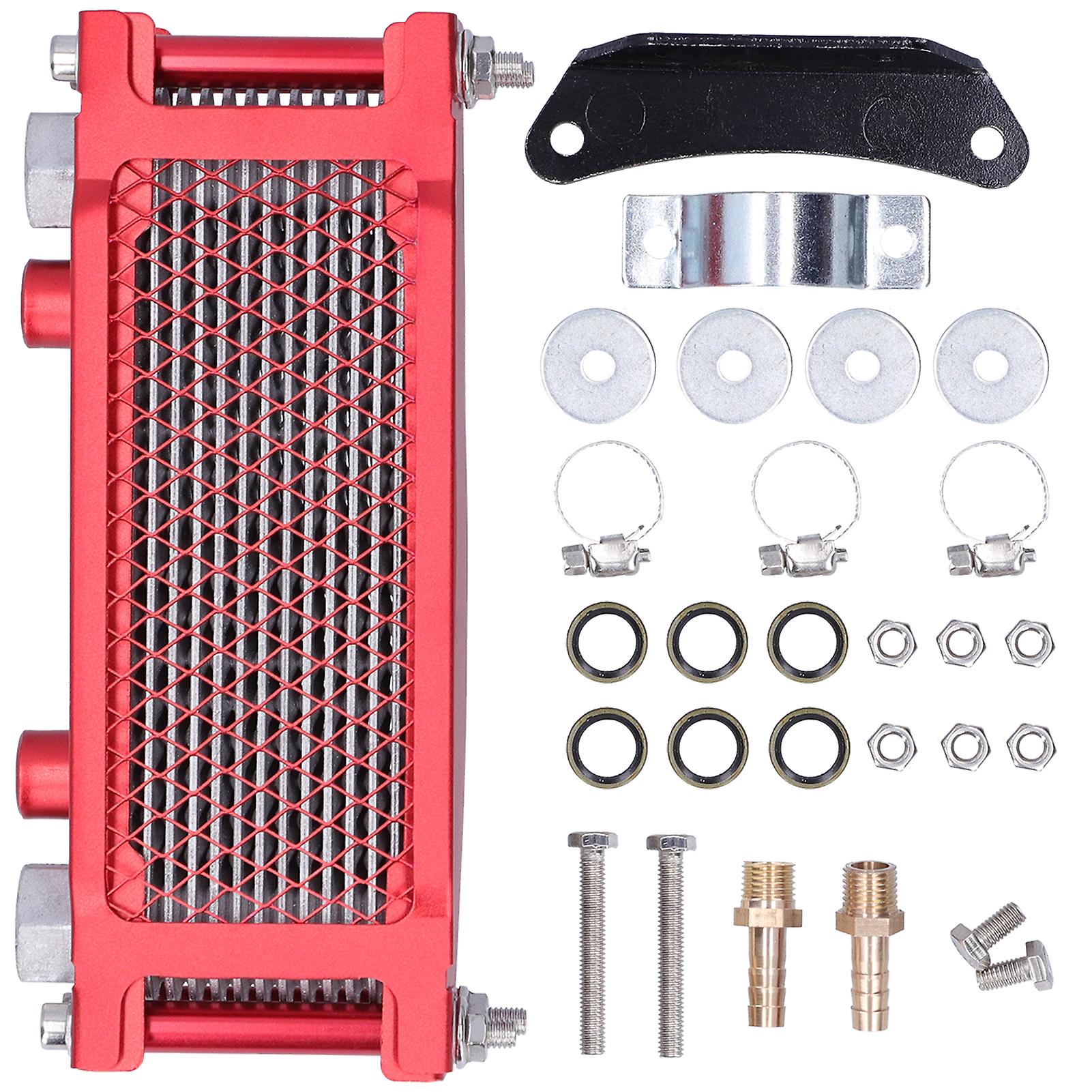 Engine Oil Cooler Kit Radiator Universal For 100cc250cc Motorcycle Dirt Bike Atv