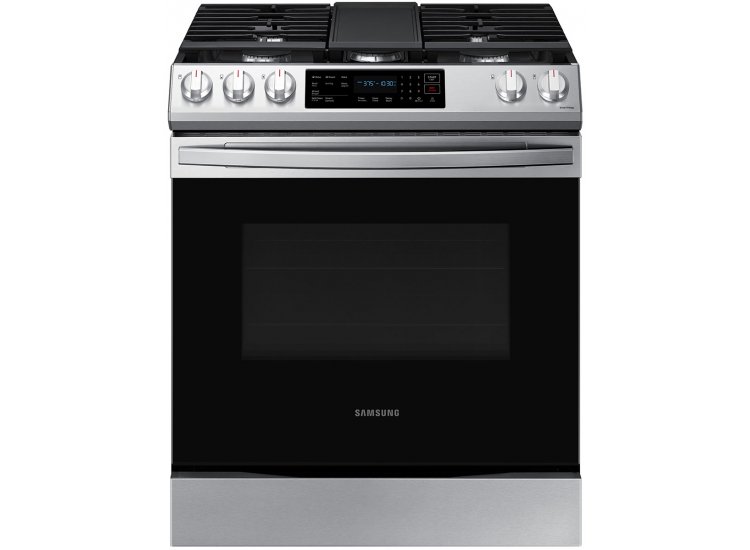  ADA 6 Cu. Ft. Fingerprint Resistant Stainless Steel Smart Slide-In Gas Range With Air Fry and Convection