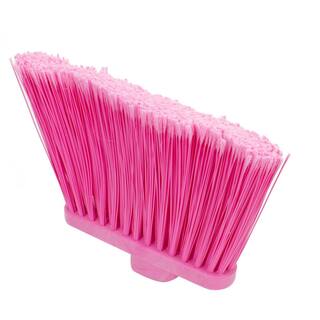 CFS Brands Sparta 12 in. Pink Polypropylene Flagged Upright Broom Head (12-Pack) 36867EC26