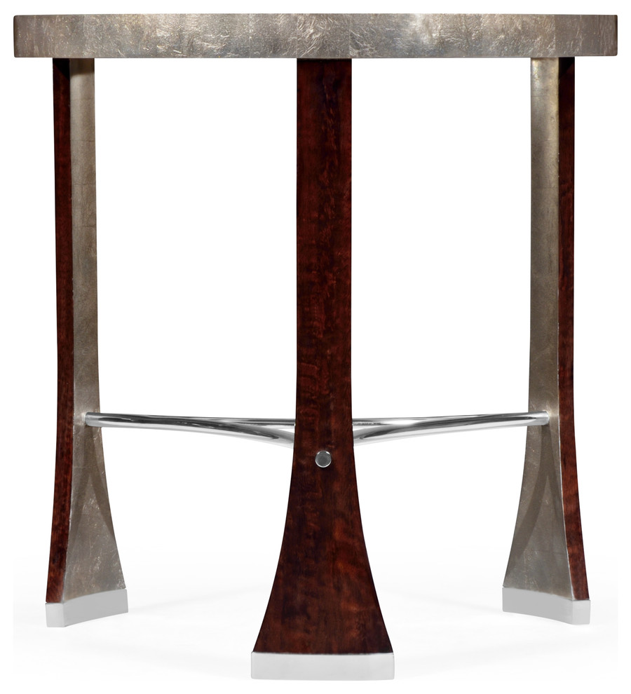 Black Eucalyptus Round Side Table   Transitional   Side Tables And End Tables   by HedgeApple  Houzz