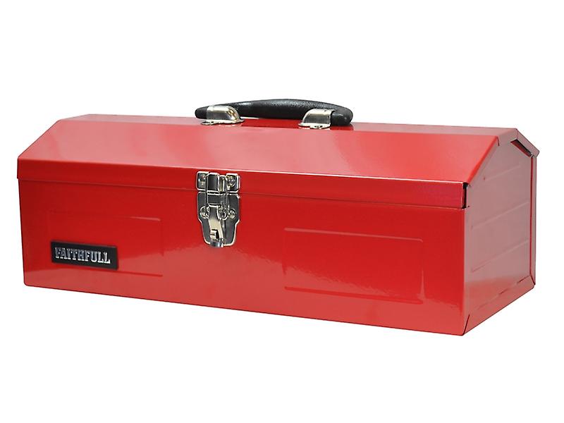 Faithfull Metal Barn Toolbox 42cm (16in) FAITBB16