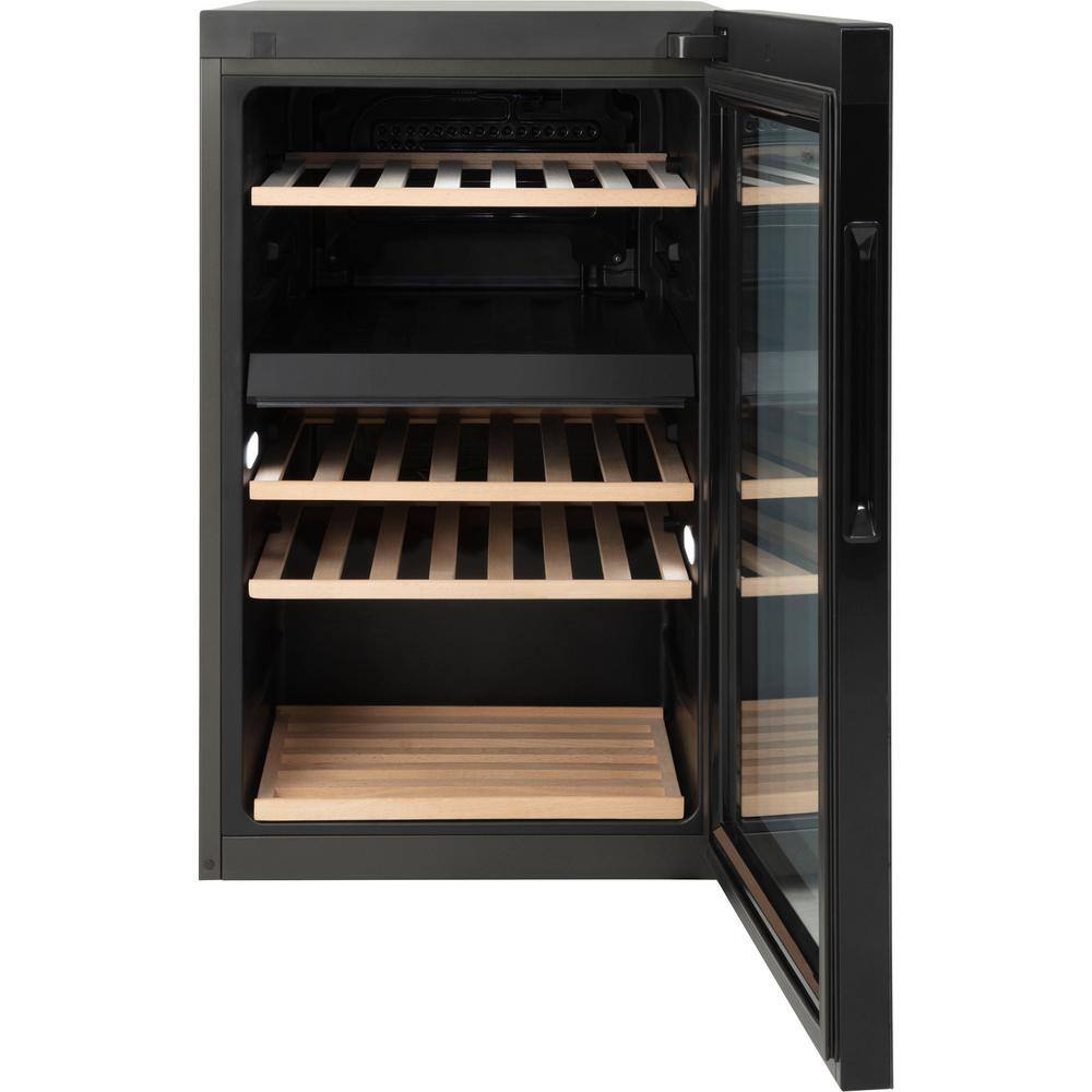 Haier Dual Zone 44-Bottle Free Standing Wine Cooler QWR04DGRGB