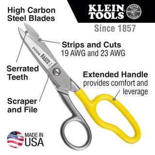 Klein Tools Heavy-Duty Scissors with Free-Fall Handle 21010-6-SEN