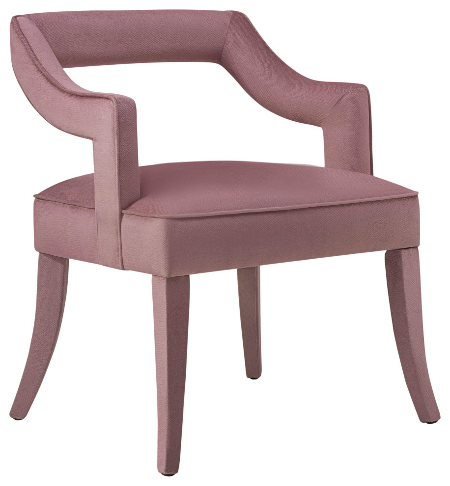 Tiffany Slub Velvet Chair   Contemporary   Dining Chairs   by TOV Furniture  Houzz