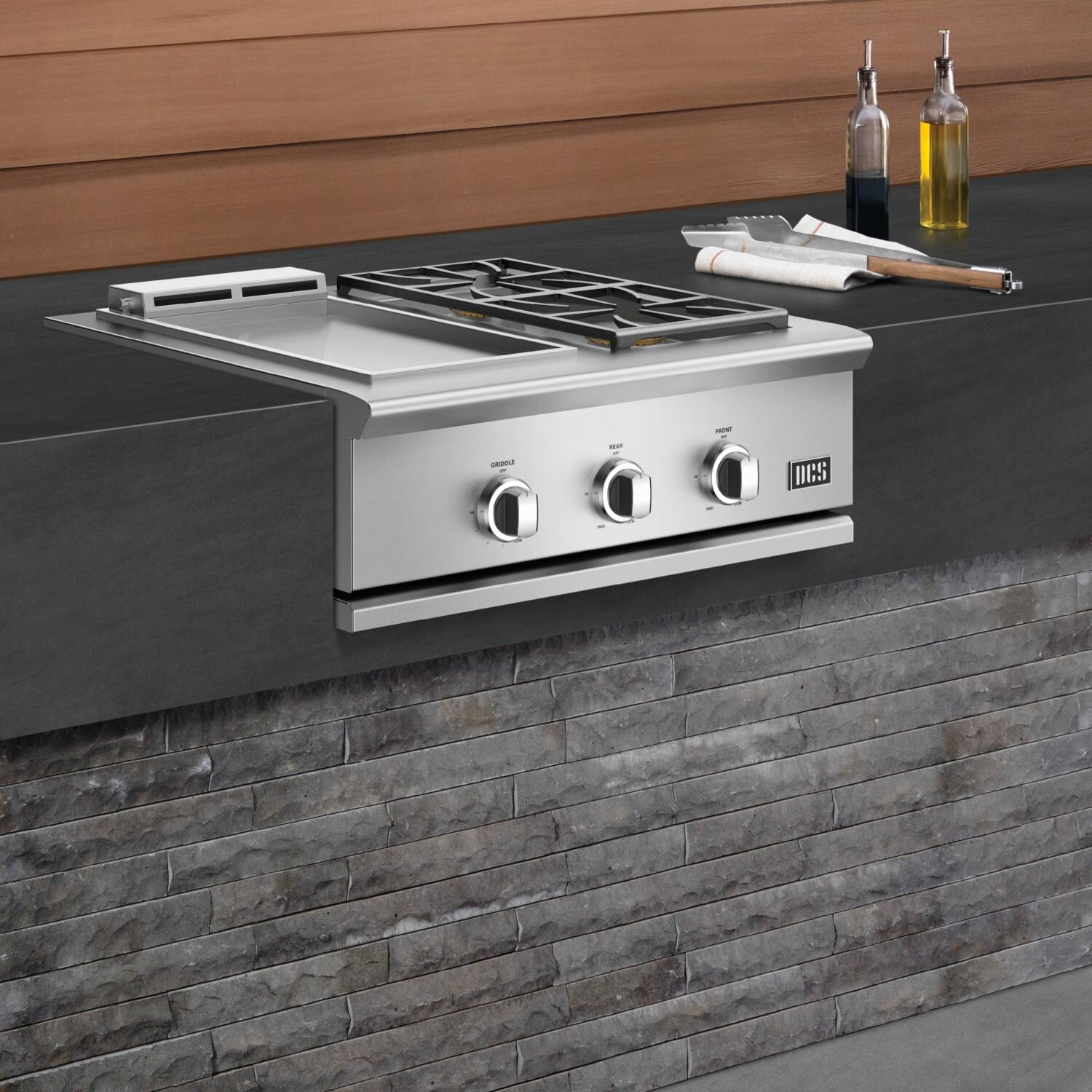 DCS Series 9 30-Inch Propane Double Side Burner with Griddle