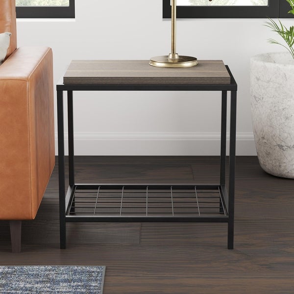 Brookside Ruby Wood and Metal Coffee and End Tables