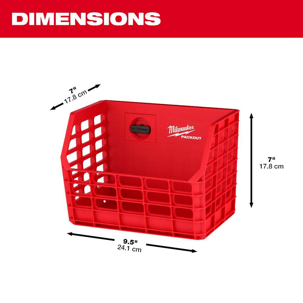 Milwaukee PACKOUT Compact Wall Basket 48-22-8342 from Milwaukee