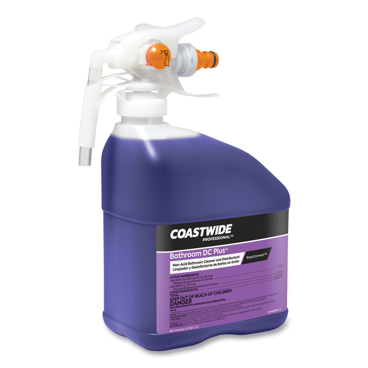 Bathroom DC Plus Cleaner and Disinfectant Concentrate for EasyConnect by Coastwide Professionalandtrade; CWZ24381049