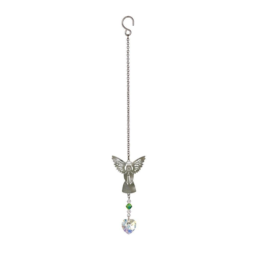 Woodstock Chimes  Birthstone Angel Crystal Suncatcher - August