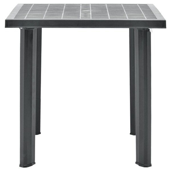 vidaXL Patio Table Anthracite 31.5