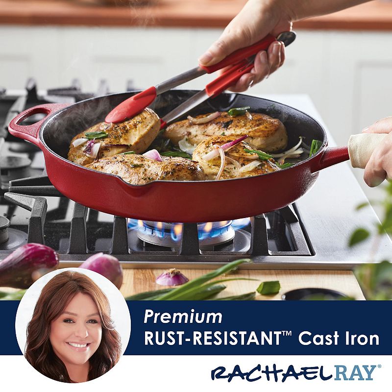 Rachael Ray NITRO 12-in. Cast-Iron Skillet