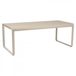 Table de jardin design aluminium 6 personnes - Bellevie FERMOB