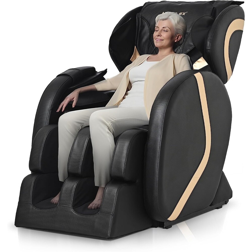 Zero Gravity Motion Massage Recliner for Parents  Full Body Air Pressure Massage Chair Recliner with Heating and moving Roller