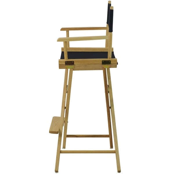 American Trails Extra-Wide 30-inch Premium American Oak Bar-Height Directors Chair