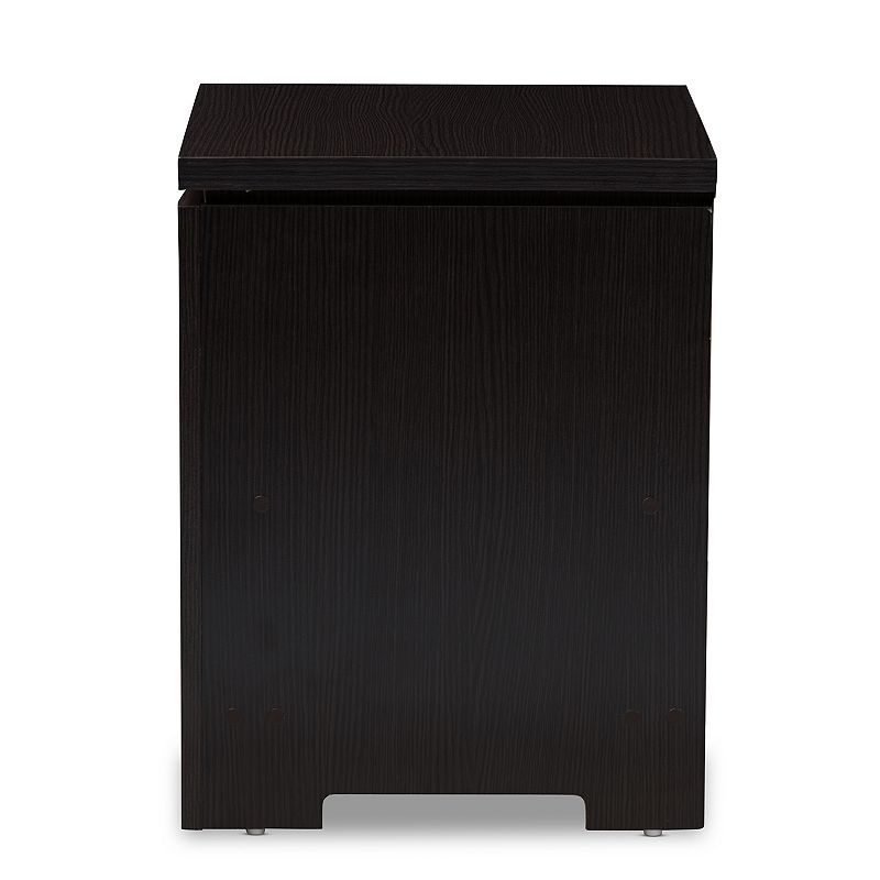 Baxton Studio Bienna Espresso Nightstand