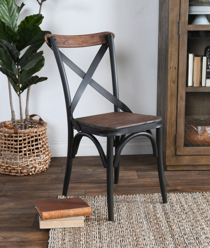 Bentley Side Chair by Kosas Home   Industrial   Dining Chairs   by HedgeApple  Houzz