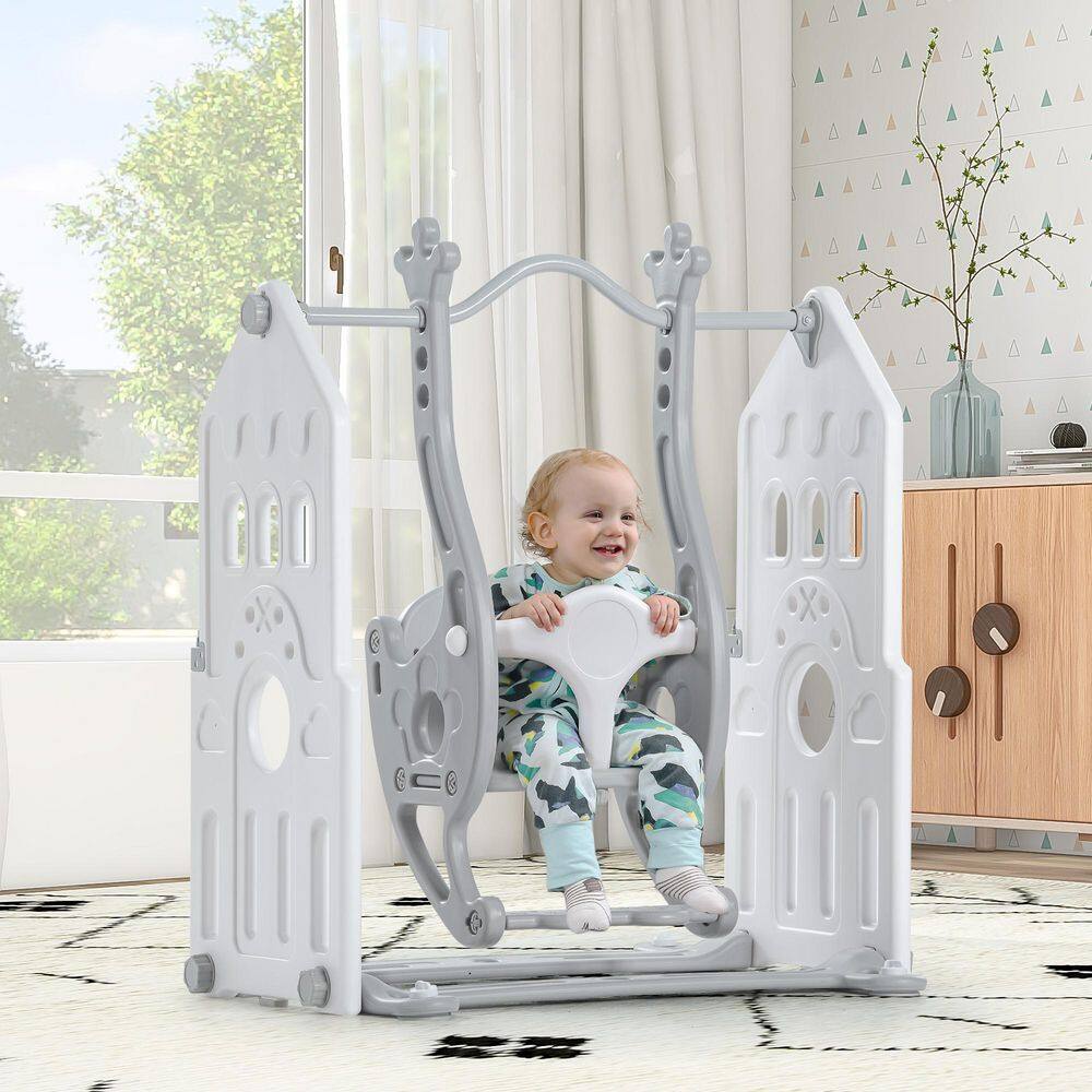 Kids Indoor and Outdoor Freestanding Swing Set LMM292570E