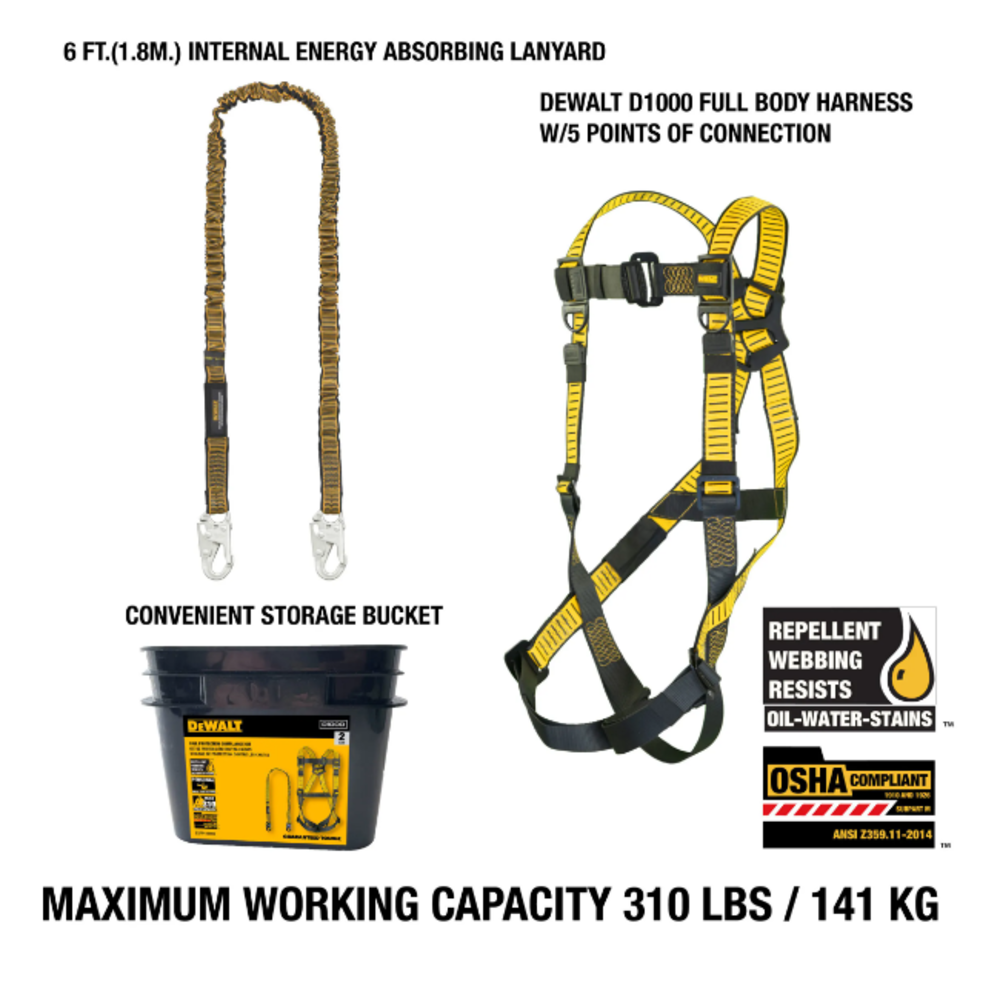 DW Fall Protection Compliance Kit DXFP110001 from DW