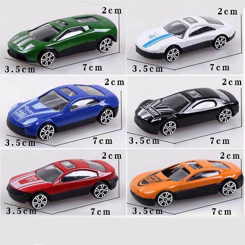 Children's Car Toy With 6 12 Simulation Alloy Sliding Car Models