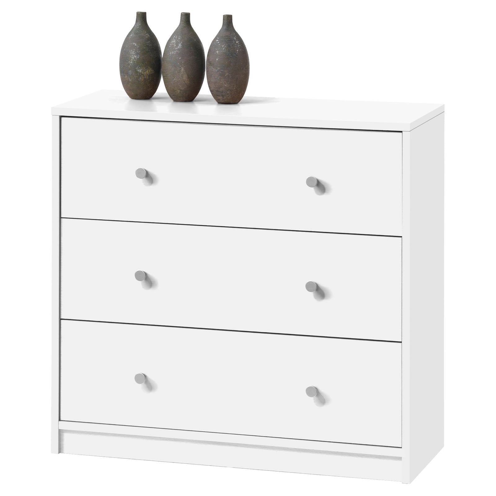 Studio 3 Drawer Dresser, White