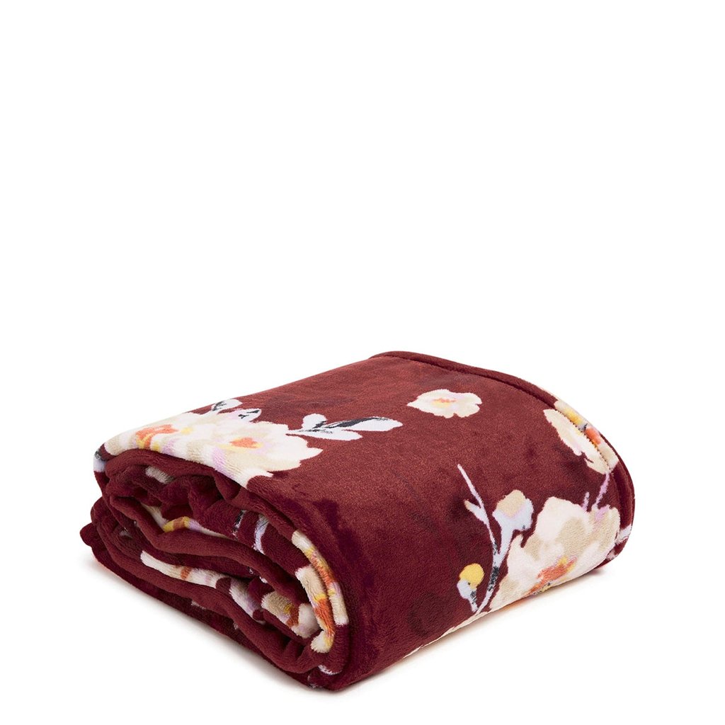 Vera Bradley  Plush Throw Blanket in Blooms And Branches