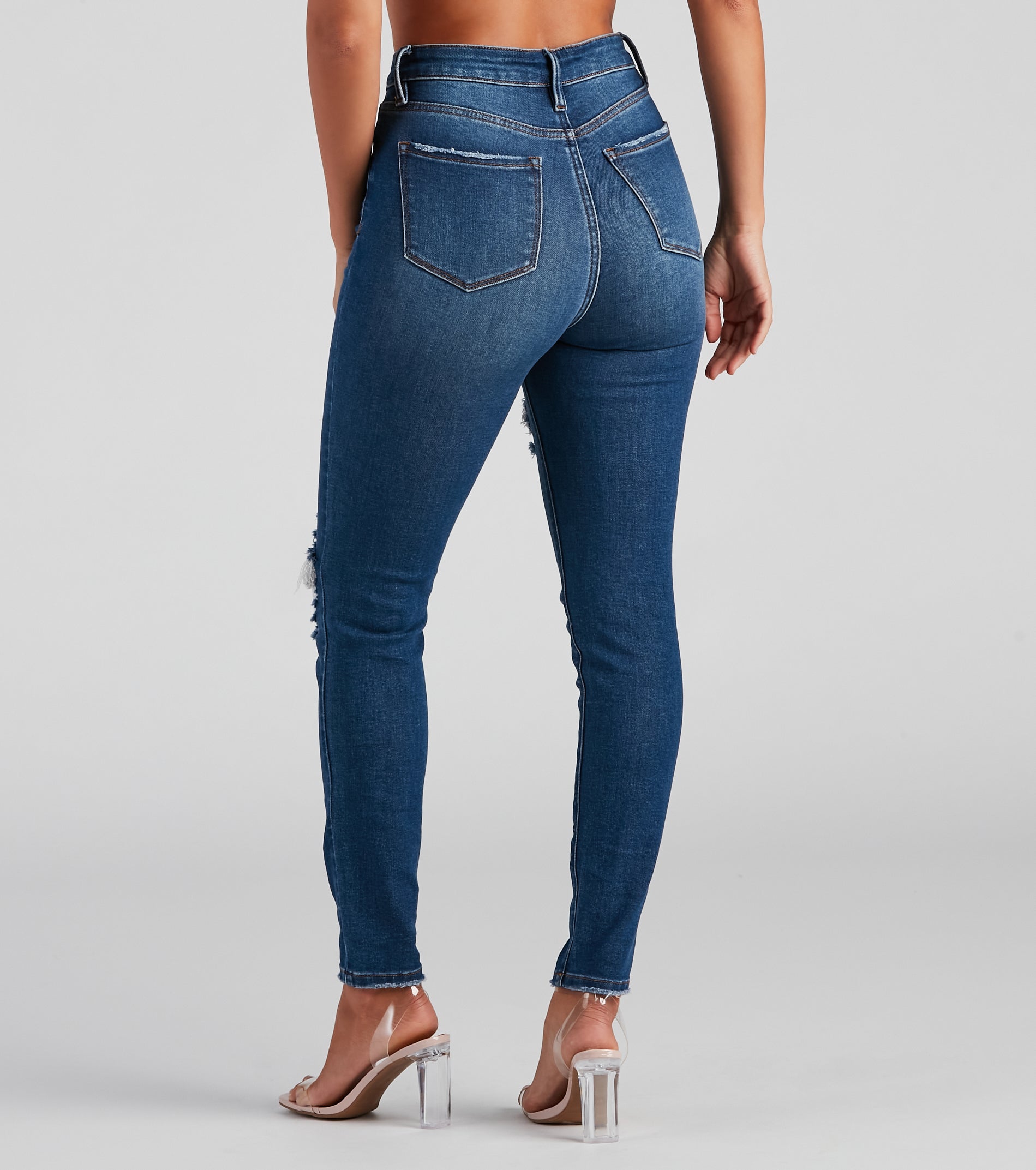 Taylor High-Rise Skinny Ankle Jeans by Windsor Denim