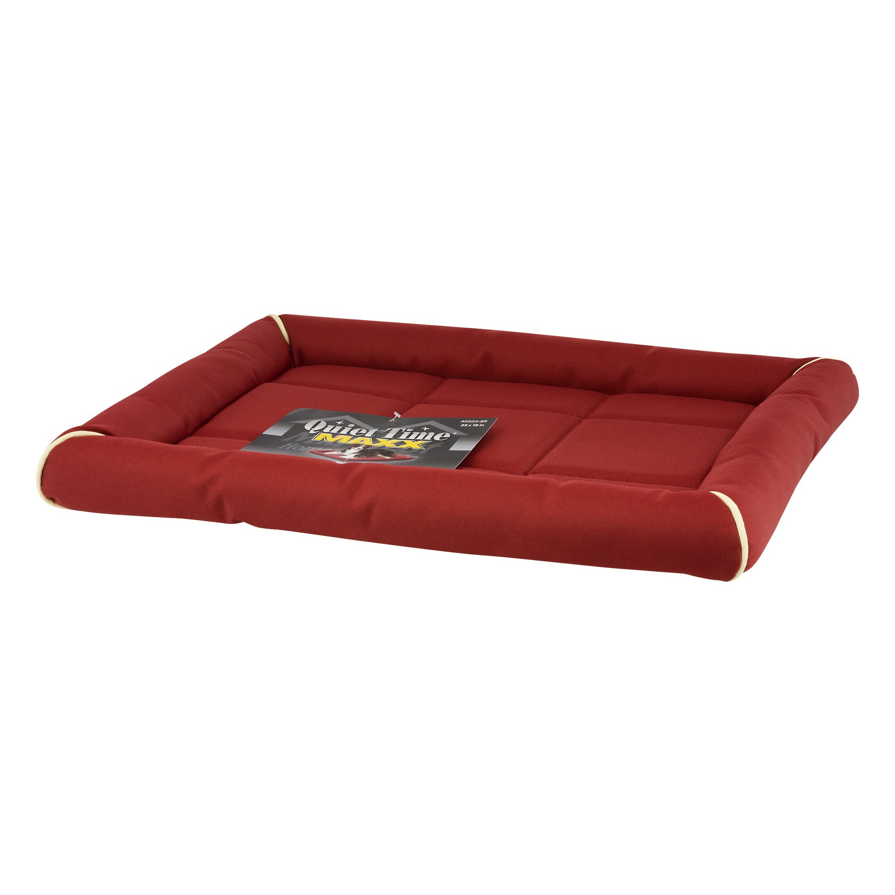 MidWest Homes for Pets QuietTime Maxx Stain Resistant 24 in Large Dog Bed, Brick