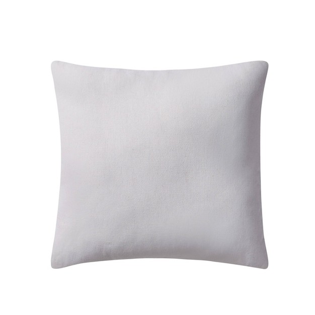 Dublin Cable Knit Square Throw Pillow White Vcny