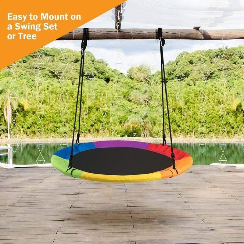 40 Inch Saucer Tree Swing Outdoor Play for Kids