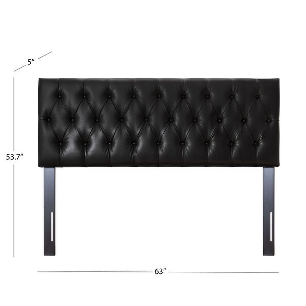 Abbyson Dawn Tufted Faux Leather Headboard - - 32411821