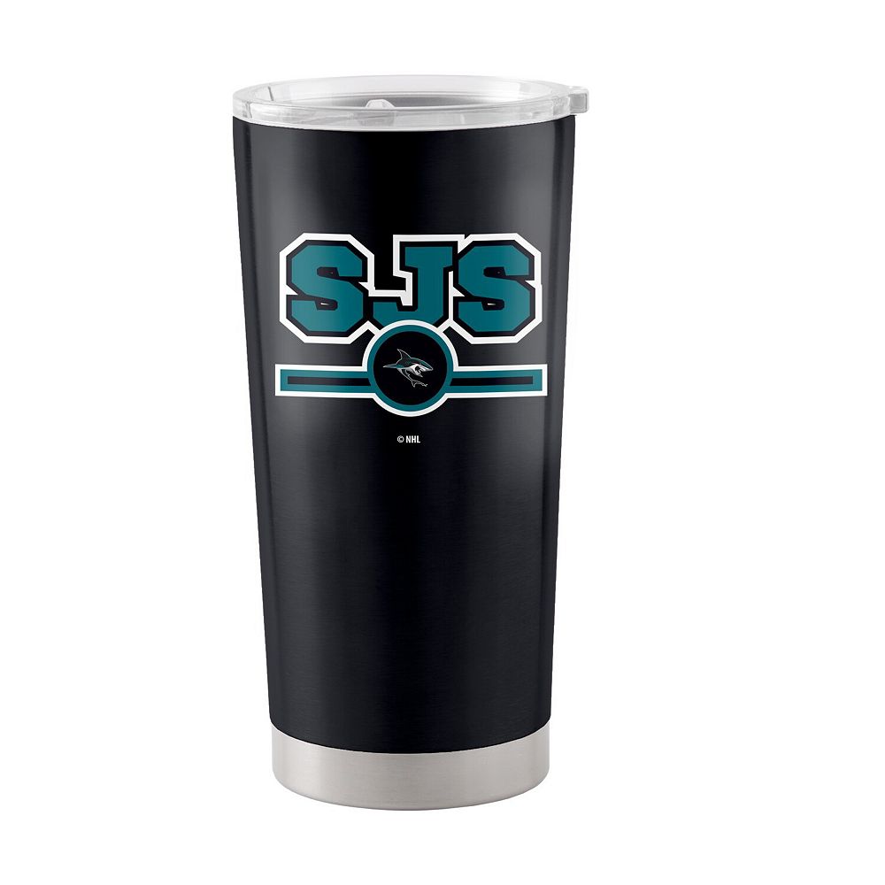 San Jose Sharks 20oz. Letterman Tumbler