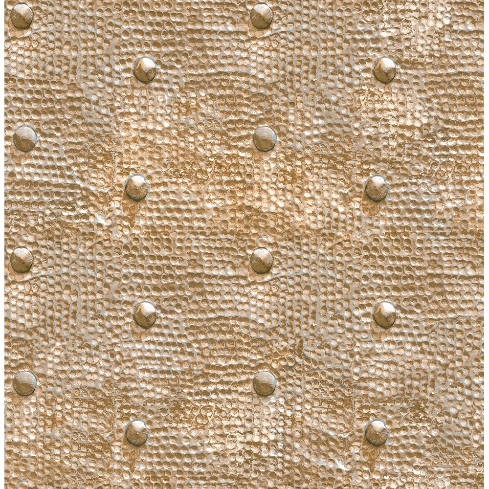 Seabrook Designs Raleigh Iron Wall Unpasted Wallpaper