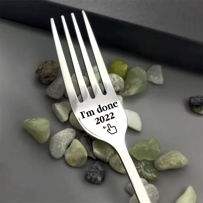 🔥 BIG SALE - 49% OFF🔥🔥 Engraved Fork (With Gift Box)