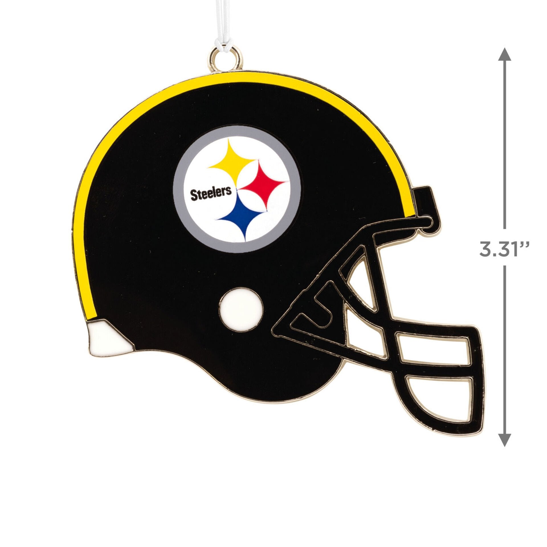 Hallmark  NFL Pittsburgh Steelers Football Helmet Metal Hallmark Ornament