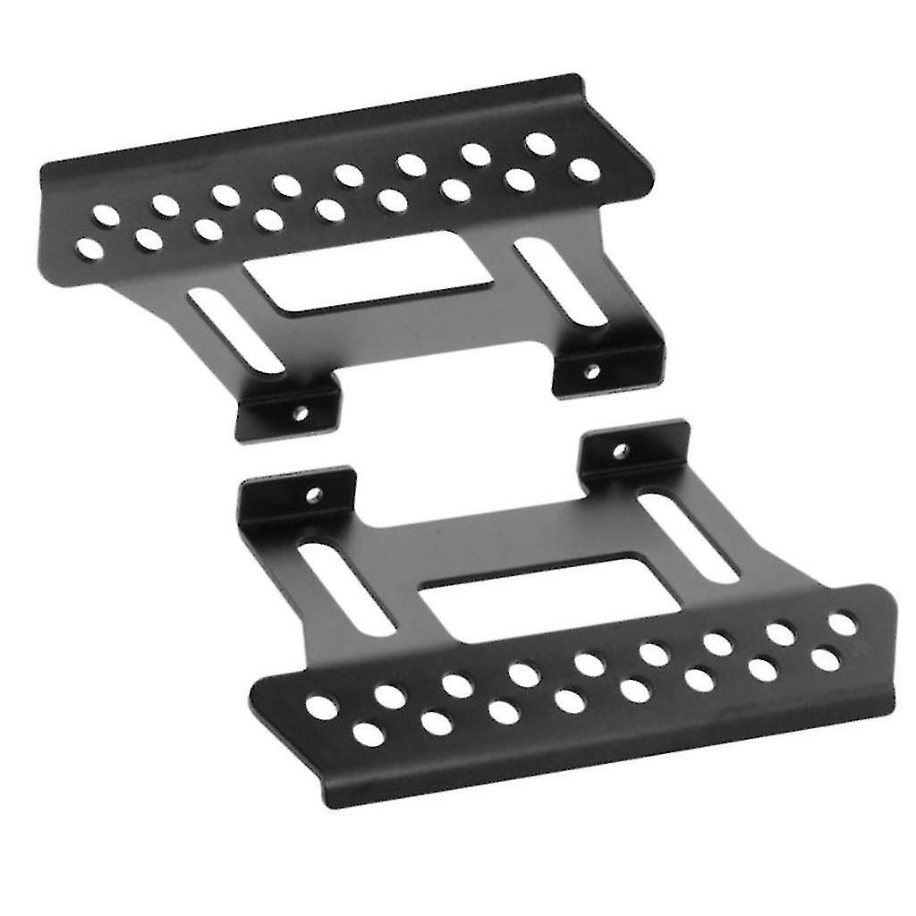 Rc Car Alloy Pedal Plate For 1:10 Scale Axial Scx10 D90 Diy Upgrade.(black)(4pcs)