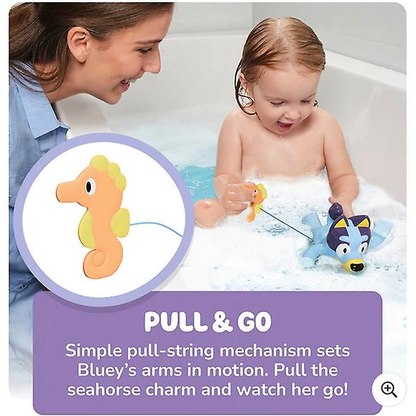 Tomy toomies swimming bluey bath toy