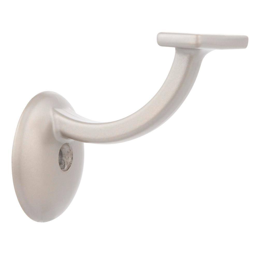 EVERMARK Stair Parts 601-B-MD Brushed Nickel Stair-Rail Wall Bracket Accessory 9001211