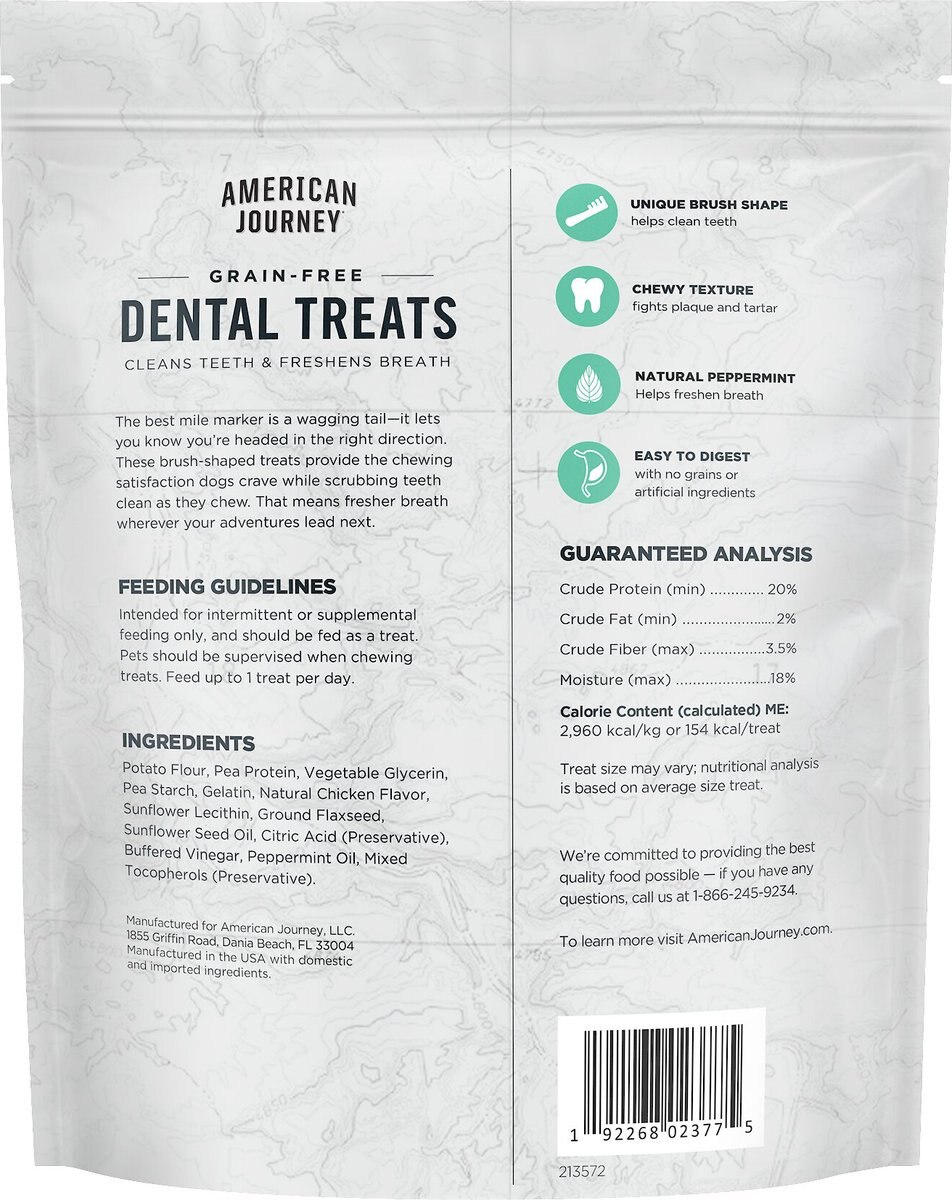 American Journey Large Grain-Free Fresh Dental Dog Treats