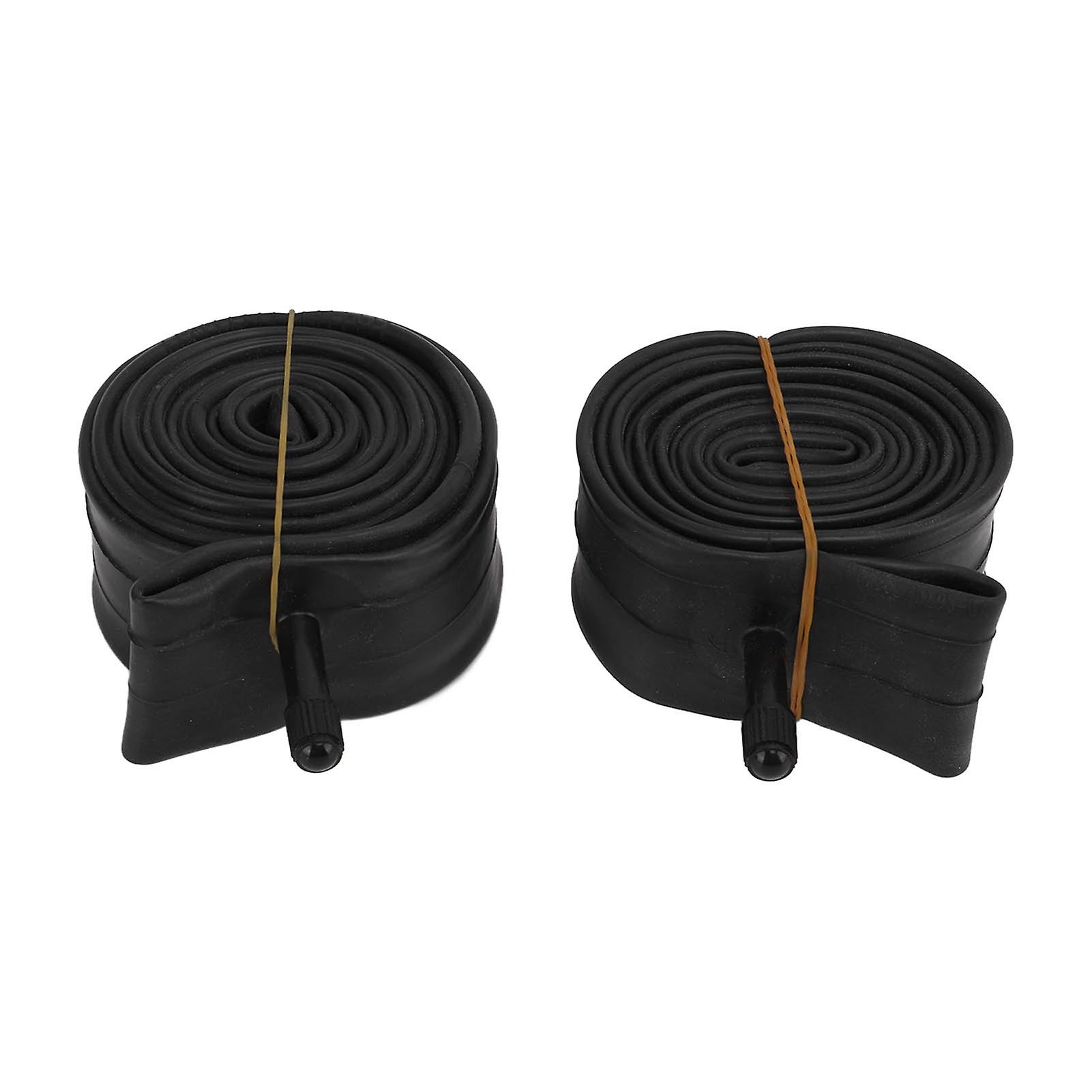 2pcs/set Butyl Rubber Bike Inner Tube Excellent Sealing Bicycle Rim Rubber Inner Tube Tire26x1.75/2.125in