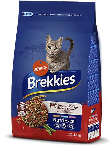 Brekkies Excel Excel Cat Food with Beef， Vegetables and Cereals