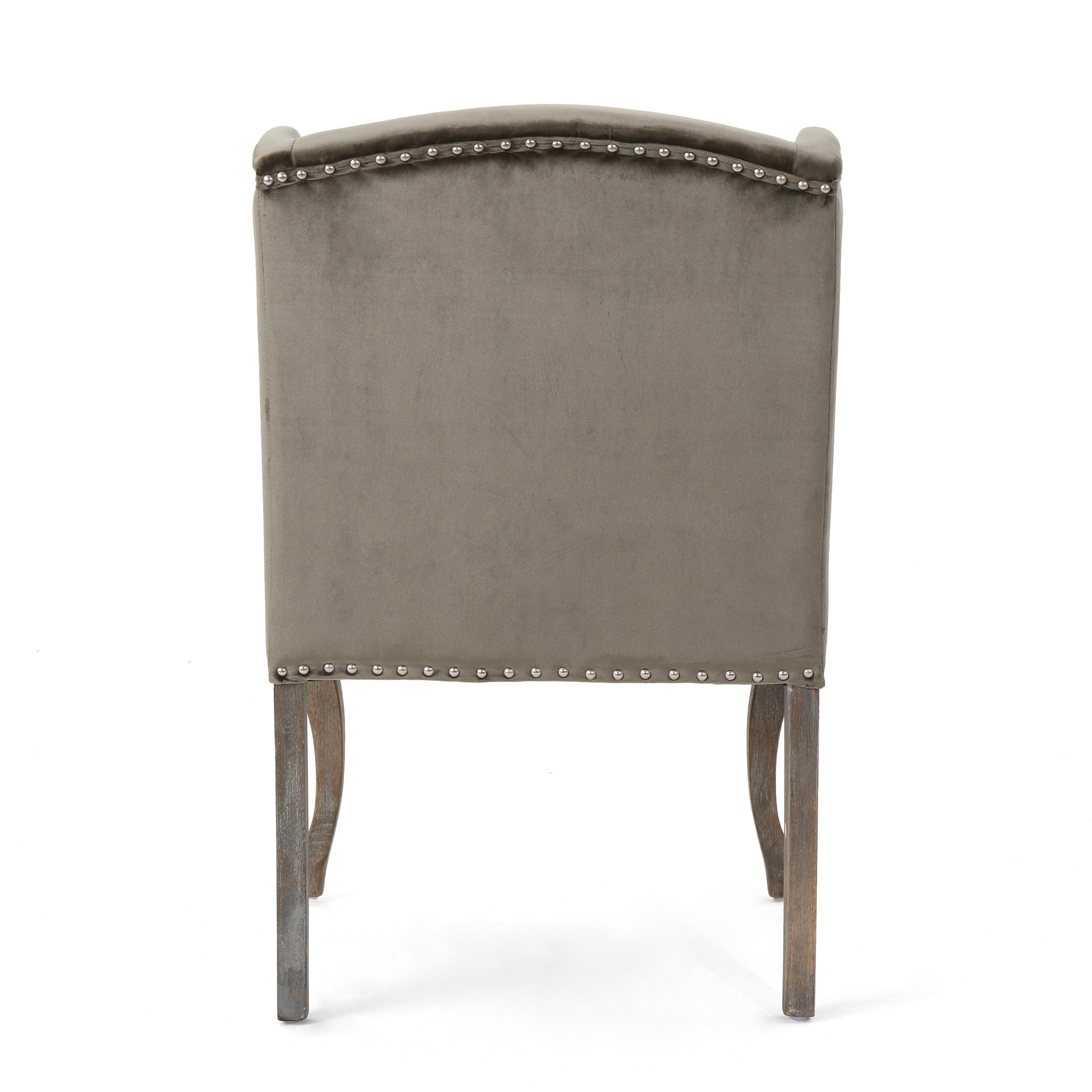 Natalia Traditional Wingback Velvet Accent Chair