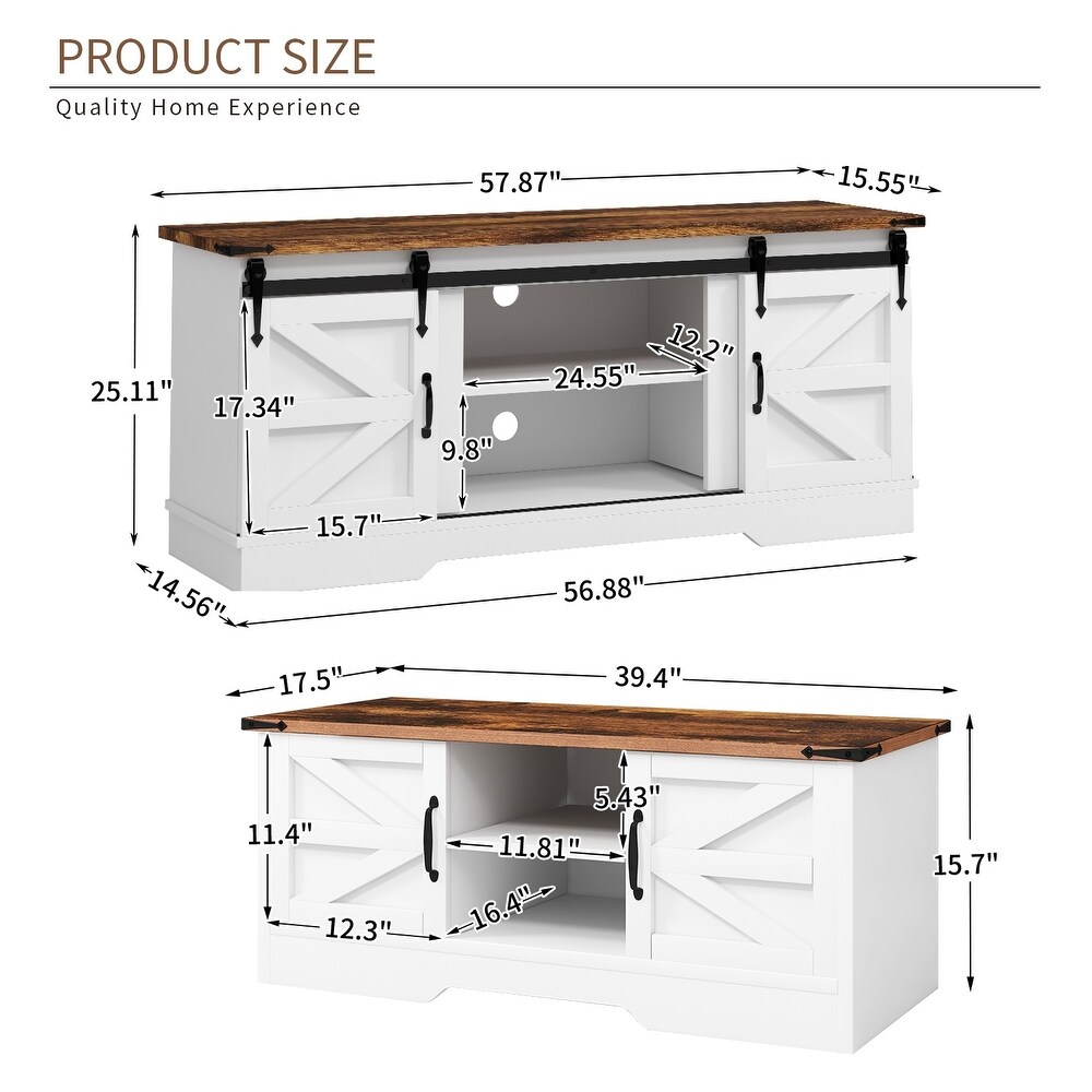 2 Piece Farmhouse Table Set Includes 58\