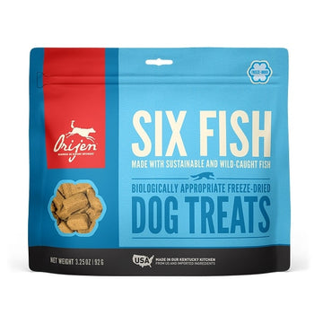 ORIJEN Grain Free Six Fish Freeze Dried Dog Treats andndash; Pet Empire and Supplies