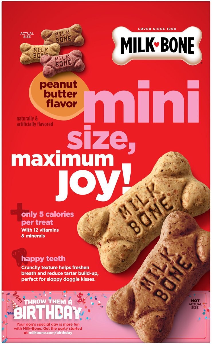 Milk-Bone Mini's Peanut Butter Flavor Variety Dog Treats