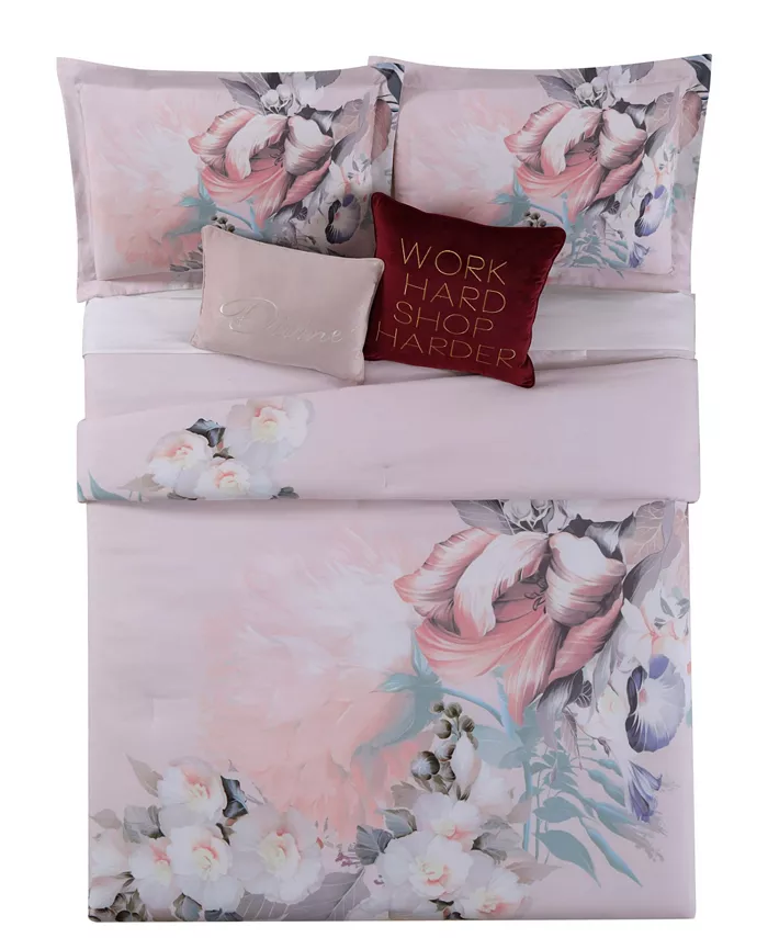 Christian Siriano New York Christian Siriano Dreamy Floral King Duvet Set