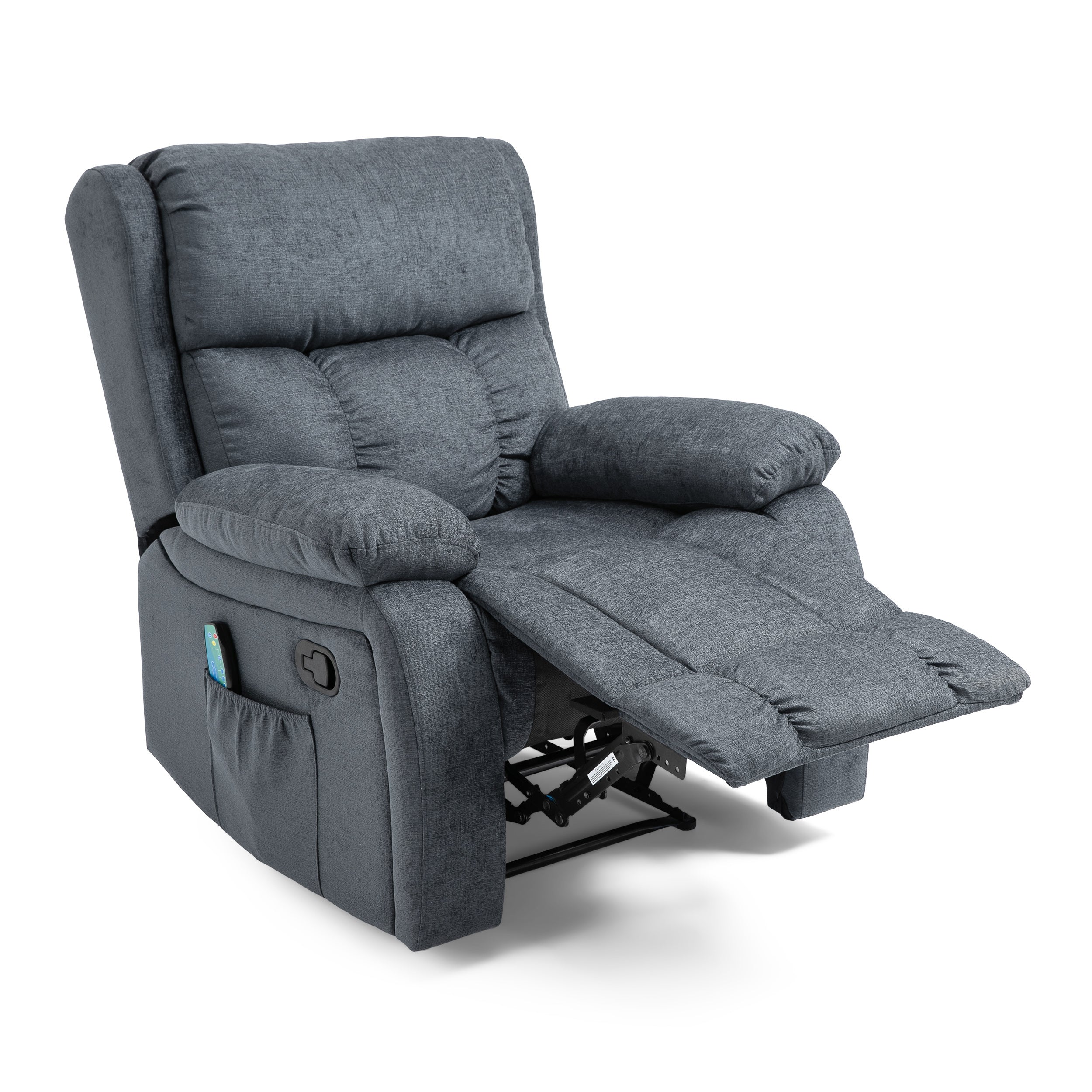 Lexie Contemporary Pillow Tufted Massage Recliner