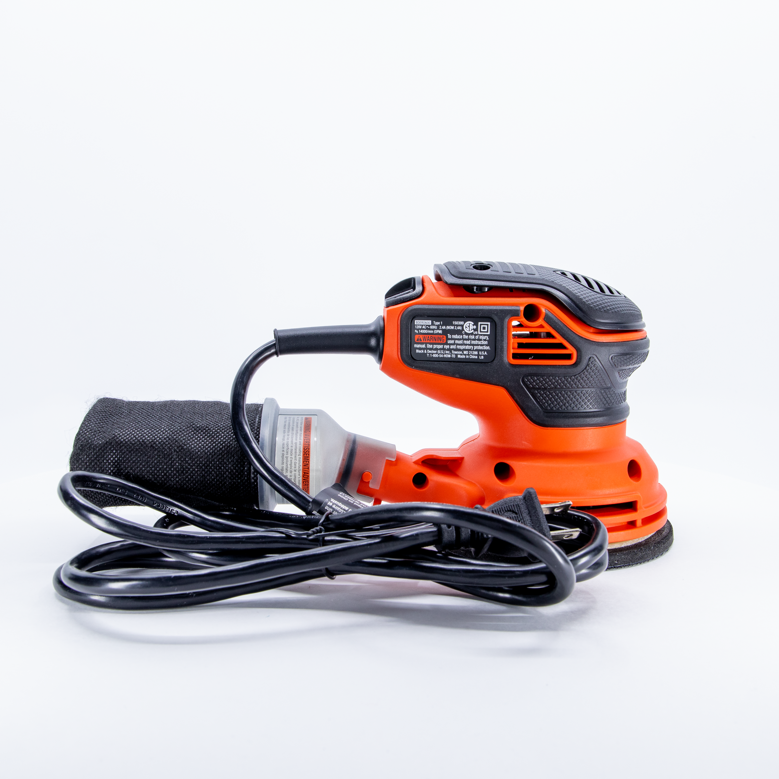 2.4 Amp 5 In. Electric Random Orbit Sander